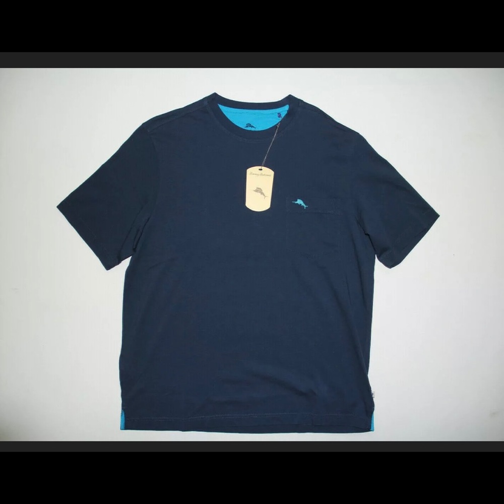 Tommy Bahama men’s medium crew neck t shirt Navy